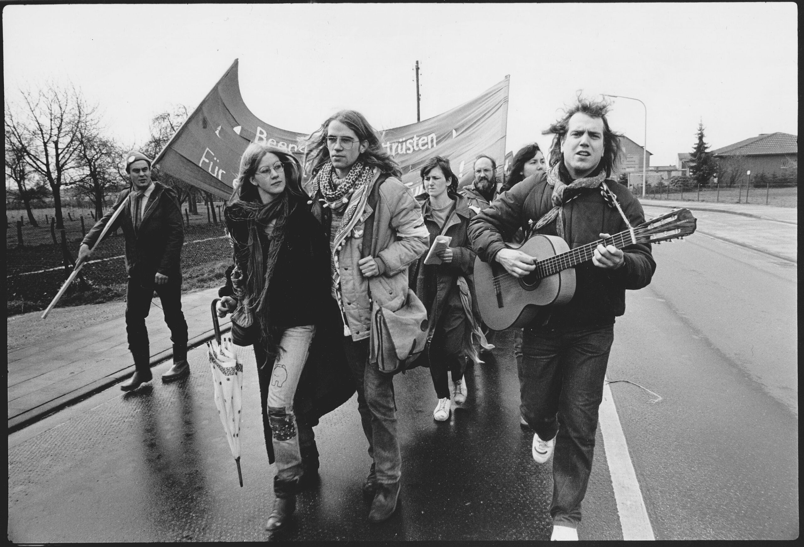 Ostermarsch Rheinland 1982 bei Wegberg (NRW)