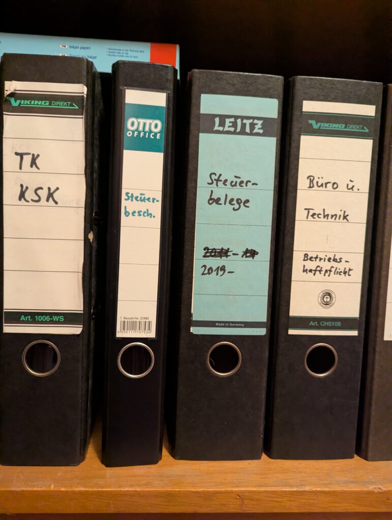 Aktenordner Bürokratie