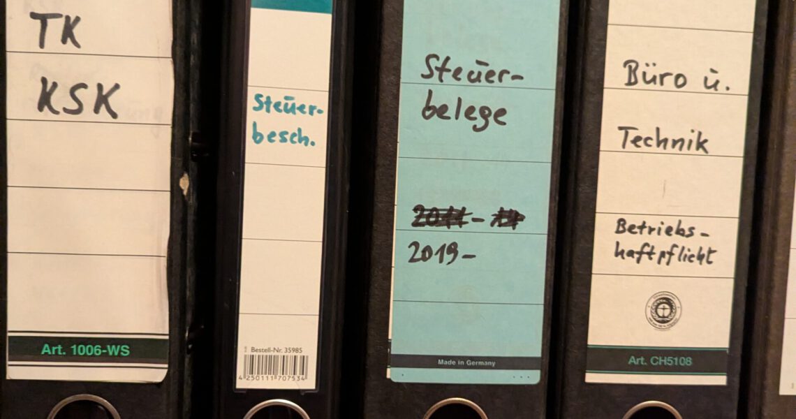 Aktenordner Bürokratie